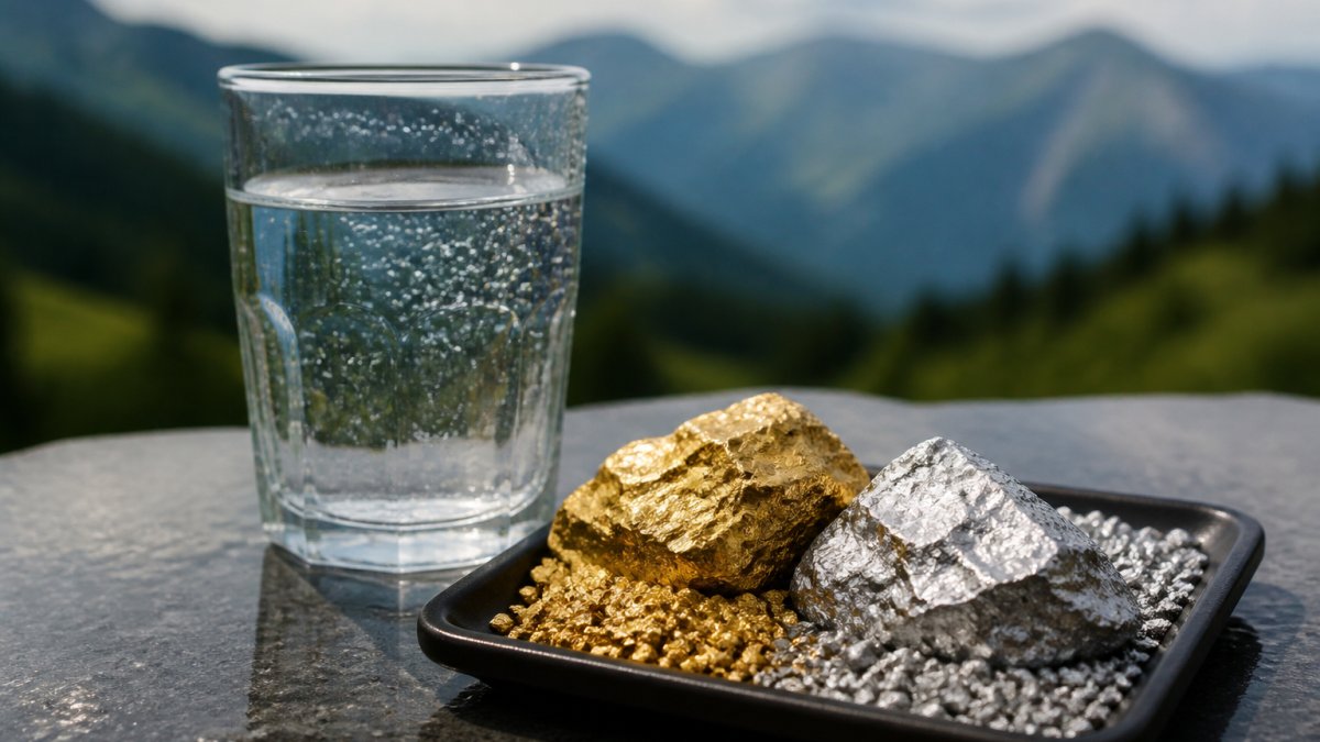 Gold and Silver in Mineral Water: What's Real?